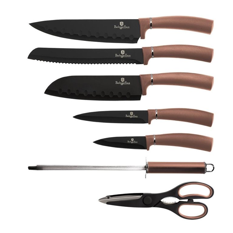 8-Piece Knife Set with Acrylic Stand Moonlight Collection
