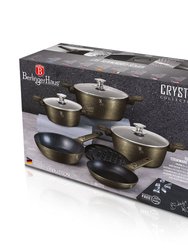 Berlinger Haus 10-Piece Kitchen Cookware Set Crystal Collection