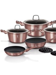 Berlinger Haus 10-Piece Kitchen Cookware Set I-Rose Collection
