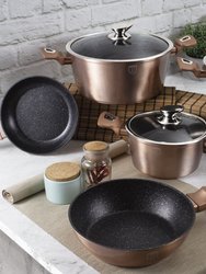Berlinger Haus 10-Piece Kitchen Cookware Set Rose Gold Collection