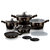 Berlinger Haus 13-Piece Kitchen Cookware Set - Black