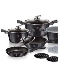 Berlinger Haus 13-Piece Kitchen Cookware Set - Carbon