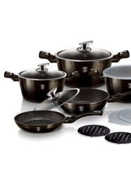 Berlinger Haus 13-Piece Kitchen Cookware Set - Black