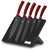 Berlinger Haus 6-Piece Knife Set w/ Magnetic Holder Carbon Pro Collection - Carbon