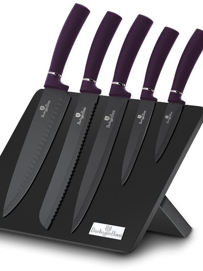 Berlinger Haus Berlinger Haus 6-Piece Knife Set w/ Magnetic Holder Purple Collection product