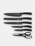 Berlinger Haus 7-Piece Knife Set with Mobile Stand Rose Gold Collection