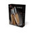 Berlinger Haus 7-Piece Knife Set w/ Wooden Stand Black Rose Gold Collection