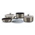 Berlinger Haus 9-Pieces Cookware Set w/ Ergonomic Handle Aquamarine Collection