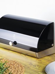 Berlinger Haus Bread Box w/ Metallic Door Black Collection