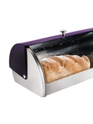Berlinger Haus Bread Box w/ Metallic Door Purple Collection
