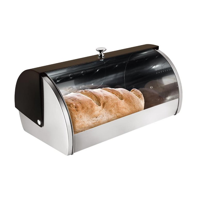 Bread Box With Metallic Door