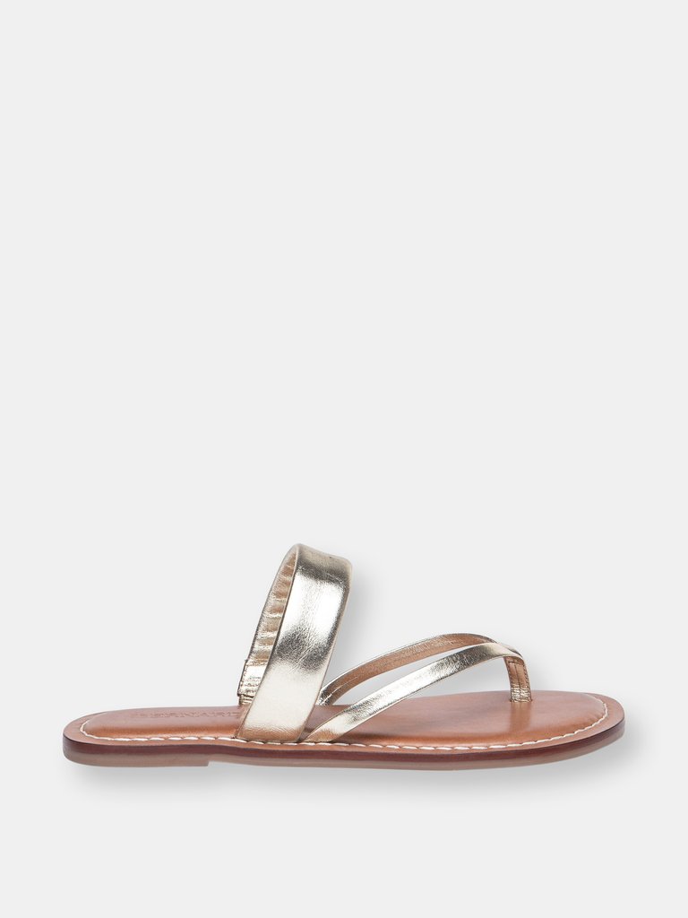 Leia Sandal - Champagne Antique Calf