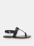 Maddie Sandal - Black Antique Calf