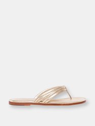 Miami Thong Sandal - Distressed Platinum