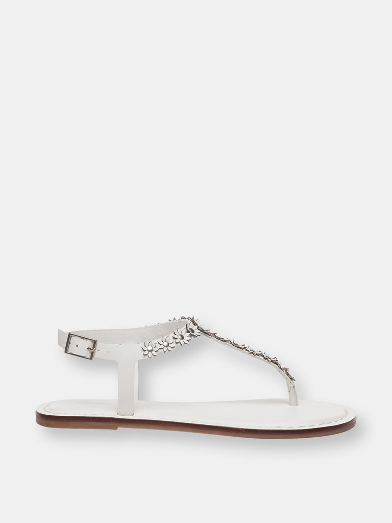 Mirabeau Sandal - White Antique Calf