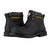 6” Steel Toe Work Boots In Black