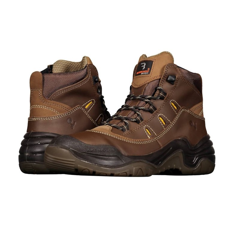 Men’S Steel Toe Work Boots 6” In Sierra - Sierra