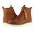 Moc Toe Work Boots In Cognac - Cognac