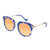 Bertha Aaliyah Polarized Sunglasses - Blue Tortoise/Rose Gold