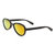 Bertha Alexa Buffalo-Horn Polarized Sunglasses - Black/Gold