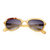 Bertha Alexa Buffalo-Horn Polarized Sunglasses