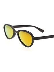 Bertha Alexa Buffalo-Horn Polarized Sunglasses