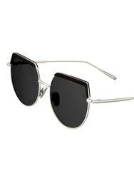 Bertha Callie Polarized Sunglasses - Black/Black