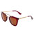 Bertha Ella Polarized Sunglasses - Red/Brown