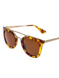 Bertha Ella Polarized Sunglasses - Tortoise/Brown
