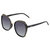 Bertha Jade Polarized Sunglasses - Black/Black