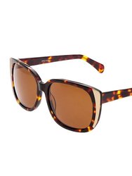 Bertha Natalia Polarized Sunglasses - Tortoise/Brown