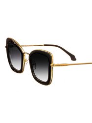 Delphine Handmade In Italy Sunglasses - Black