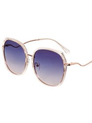Hensley Polarized Sunglasses - Pink/Brown