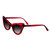 Kitty Handmade In Italy Sunglasses - Red