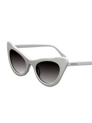 Kitty Handmade In Italy Sunglasses - White