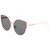 Logan Polarized Sunglass - Rose Gold/Grey