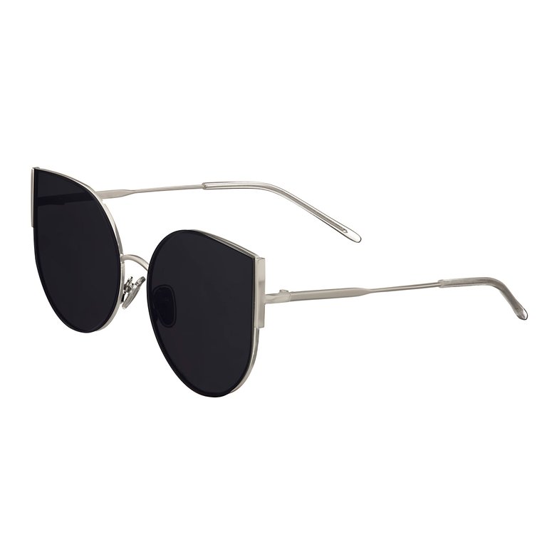 Logan Polarized Sunglass - Silver/Silver