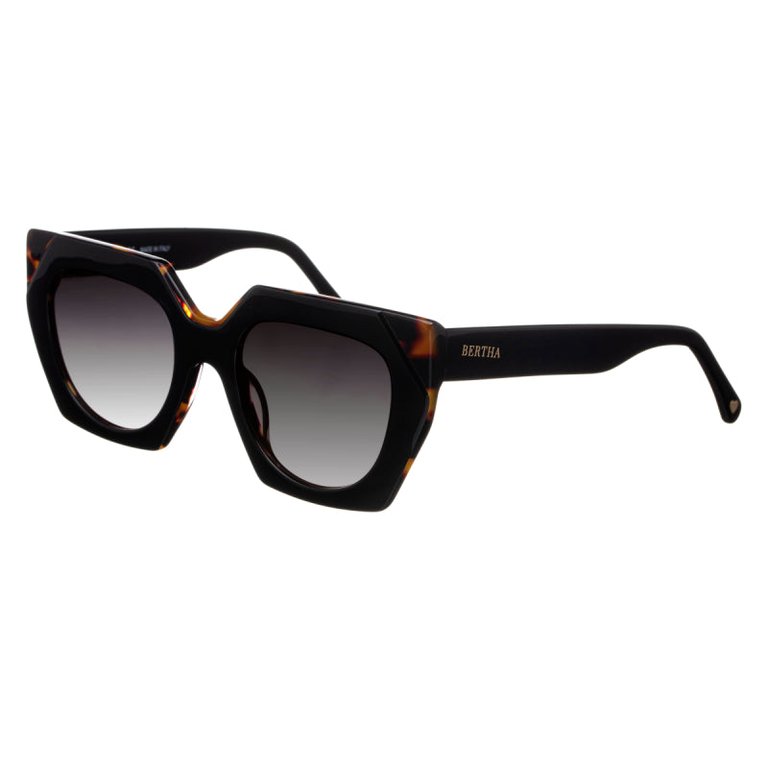 Marlowe Handmade In Italy Sunglasses - Black
