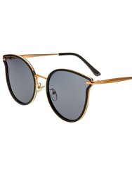 Moon Polarized Sunglasses - Gold/Black