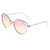 Reese Polarized Sunglass - Clear/Rose Gold