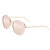 Scarlett Polarized Sunglass - Rose Gold/Rose Gold