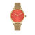 Bertha Abby Swiss Ladies Watch - Gold/Red