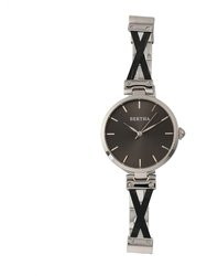 Bertha Amanda Criss-Cross Ladies Watch