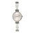 Bertha Amanda Criss-Cross Ladies Watch - Silver