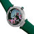 Bertha Camilla Mother-Of-Pearl Leather-Band Watch - Teal