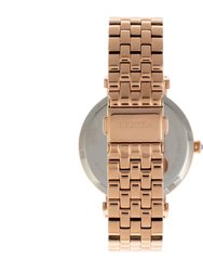 Bertha Emily Mother-Of-Pearl Bracelet Watch - Rose Gold