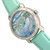 Bertha Estella MOP Leather-Band Ladies Watch