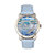 Bertha Estella MOP Leather-Band Ladies Watch