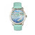 Bertha Estella MOP Leather-Band Ladies Watch