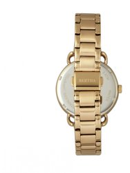 Bertha Gwen Bracelet Watch w/Day/Date - Gold